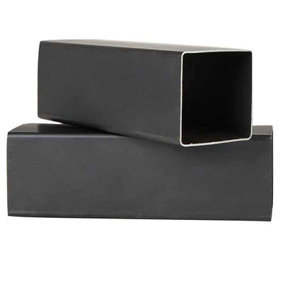 ASTM Standard Carbon Tube 4x4 Schwarz MS Stahl Quadratrohr 1,5 mm Dicke für Baustoffe