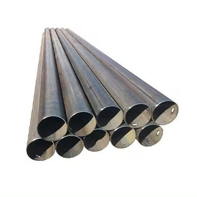 12M Länge Kundenanforderung Oberfläche Q235 Ss400 S235jr En10305-3 E235 ERW Schweißschwarz rundes Stahlrohr ASTM A106 Gr.B