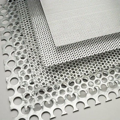 304 Edelstahl Hexagonal rundes Mikroporphorblatt mit individueller Länge und Perforationstechnik