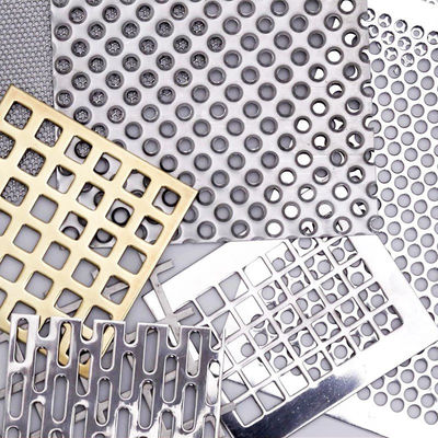 304 Edelstahl Hexagonal rundes Mikroporphorblatt mit individueller Länge und Perforationstechnik
