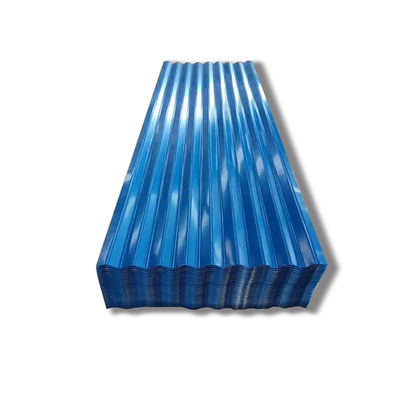 angepasste Farbe Ral Farbe 1 mm 2 mm 4 x 8 Fuß galvanisierte Metall Wellstahldachplatten für Metallbaumaterialien