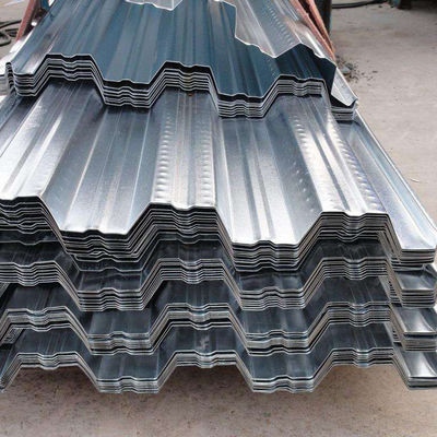 Galvanisierte überzogene Wellstahl-Dachplatte Zink überzogene Dachplatte für Gebäude Metall Zic 30-150g Z10-Z29 Beschichtung