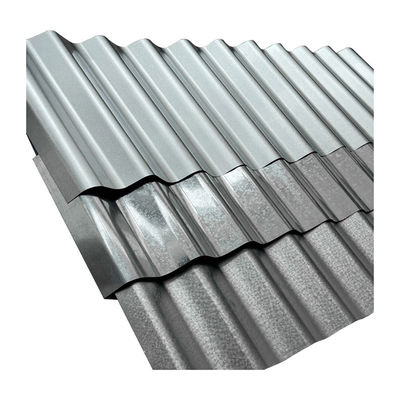 Galvanisierte überzogene Wellstahl-Dachplatte Zink überzogene Dachplatte für Gebäude Metall Zic 30-150g Z10-Z29 Beschichtung