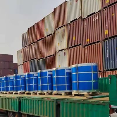 ISO9001-zertifizierte Zhongyu Flower PPGI Prime Coils Dachplatten mit galvanisiertem Stahl in allen RAL-Farben vorgefärbt
