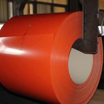 PPGI PPGL-Blatt Kunden Proben Farbe RAL Toleranz ±1% Vormalte DX51D Galvanisierte Stahlspule