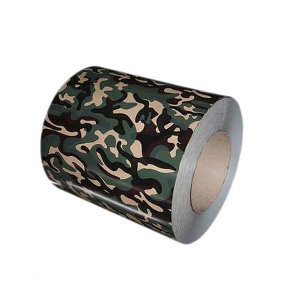Dicke 0,12-0,2 mm DX51d RAL Farbe Camo Druck Grün Gelb Rot Sekundär PPGI Spulen Standardpaket