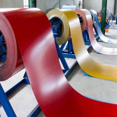 Zeugnis c PPGI Spirale vorgefärbte Stahlspirale RAL Farbbeschichtete Stahl für Dachbleche