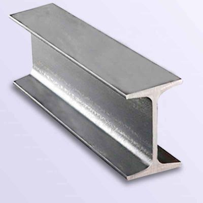 6-16 mm Webdicke 50-400 mm Galvanisierter Stahl H-Strahl für Strukturunterstützung
