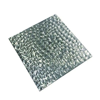 ASTM Standard Warmgewalzte 1mm-5mm Wellstahlplatte in Wasser Wellenmuster Farbige Edelstahlbleche