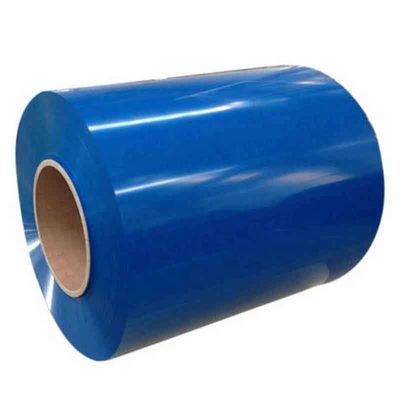 ASTM JIS 201 202 304L 316L 914L 2507 Blauer Stahl Eisen und Stahl Ral 5016 Farbbeschichtete vorgefärbte PPGI Galvalume Stahlspule