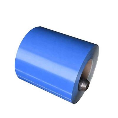 ASTM JIS 201 202 304L 316L 914L 2507 Blauer Stahl Eisen und Stahl Ral 5016 Farbbeschichtete vorgefärbte PPGI Galvalume Stahlspule