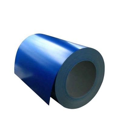 ASTM JIS 201 202 304L 316L 914L 2507 Blauer Stahl Eisen und Stahl Ral 5016 Farbbeschichtete vorgefärbte PPGI Galvalume Stahlspule