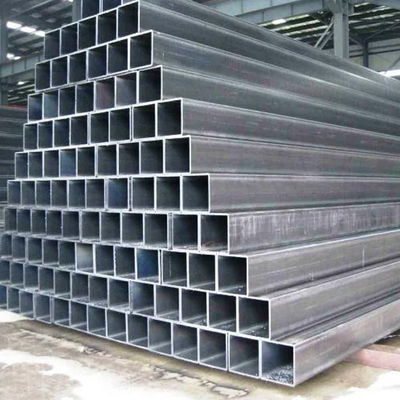 12 M Länge Quadratische Sektion Form Schwarzes Emaillstahlrohr 200x200 60x60x4.5mm für 40mm x 40mm Rahmen