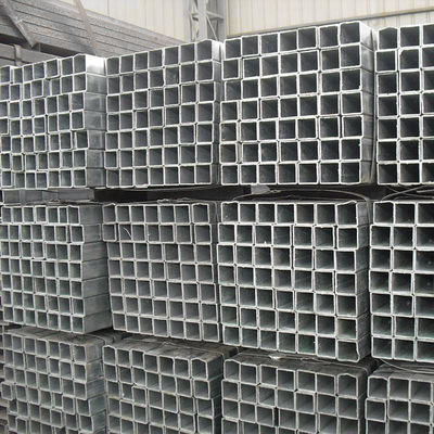 Nichtlegierte ASTM A50 1*1 Zoll 40x60 GI Quadratstahlrohre 20x20x2 100x100 Carbonstahlquadratrohre mit ISO9001-Zertifikat