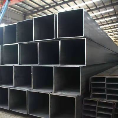 Stärke 12x12 Schedule 40 Schwarze quadratische und rechteckige Stahlrohr für Q195/Q235/Q345/SS400 Grade anpassbare Dicke
