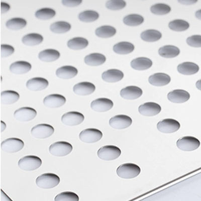 304L 316L 410 Edelstahl Perforierten geprüften Metallplatte für Dekoration ASTM Standard Oberflächenveredelung Nr.3 Zhongyu