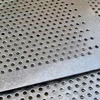 304L 316L 410 Edelstahl Perforierten geprüften Metallplatte für Dekoration ASTM Standard Oberflächenveredelung Nr.3 Zhongyu