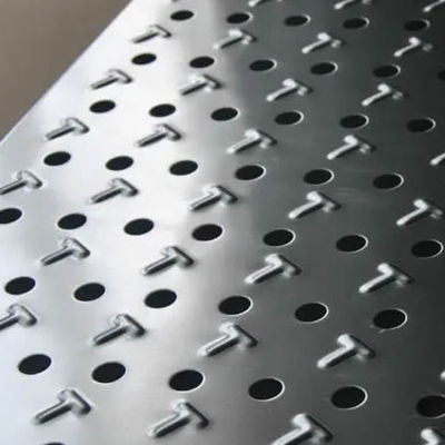 304L 316L 410 Edelstahl Perforierten geprüften Metallplatte für Dekoration ASTM Standard Oberflächenveredelung Nr.3 Zhongyu