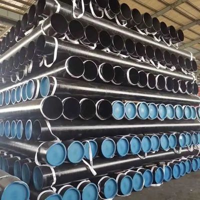3pe nahtloses Kohlenstoffstahlrohr 3pe 73mm schwarz bemaltes Stahlrohr für Biegeoberfläche schwarz hell verzinkt