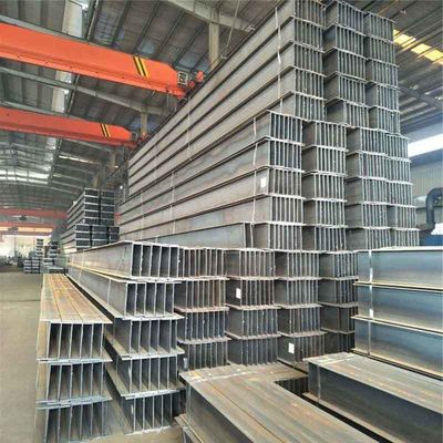 Direkt Q355B Q355C Q355D Q235 Q345B Warmgewalzte H-Strahl Stahl I Stahl Strukturstrahl Toleranz ± 5% Flanschbreite 50-300 mm