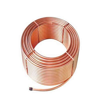 Nichtlegiertes Kupferrohr für nahtlose Kühllösungen in verschiedenen Branchen Wandstärke 0,1 mm 50 mm