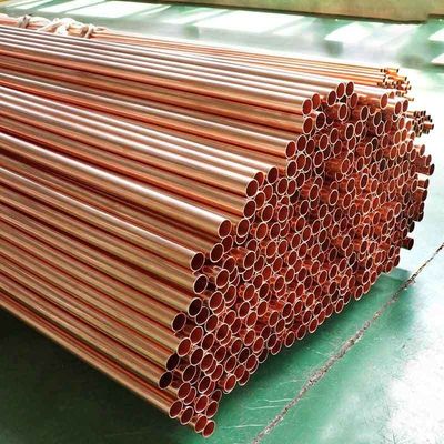 Nichtlegiertes Kupferrohr für nahtlose Kühllösungen in verschiedenen Branchen Wandstärke 0,1 mm 50 mm