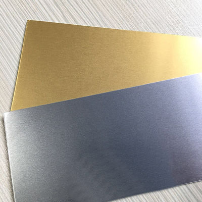 angepasste Länge hoch angepasste 8k Spiegel Goldplattiert Edelstahl Eisen Flash-Blatt