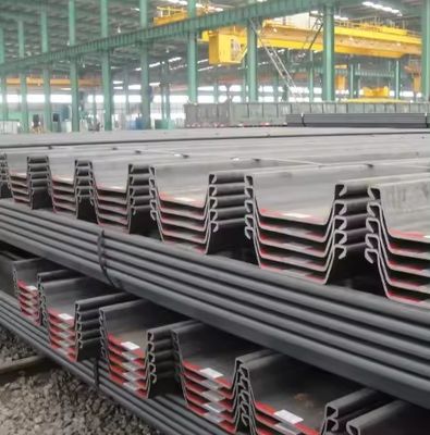 Warmgewalzte Kaltgewalzte Z-Typ-Kohlenstoffstahlblech-Pfahl-Wand-Typ 4 und machen Metallteile für Original