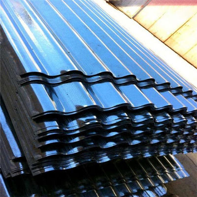0.6mm galvanisierte, vorgefärbte, farblich beschichtete, gewellte Eisendeckenplatten für eine Dicke von 0,14-0,20 mm Dx51d Dx52D Dx53D