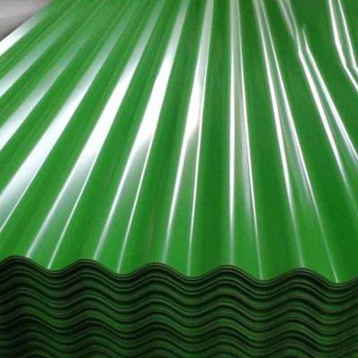 1000-1220 mm Breite Schneidedienst 3mx1mx0.4mm Farbbeschichtete Wellstahlplatte für den Bau direkt