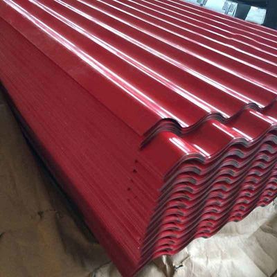 Breite 700-2000MM Vollharte 18 Gauge Farbbeschichtung PPGI PPGL Stahlblech für Welldachfliesen Zhongyu