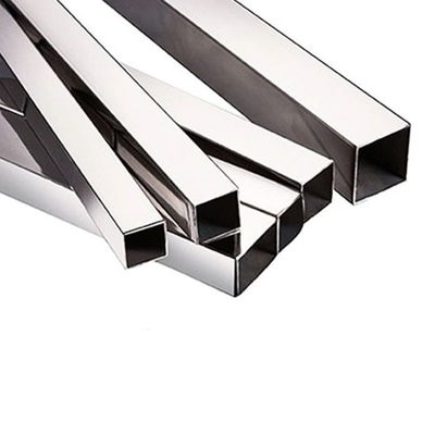 Kohlenstoffseamless Röhre für Stanzverarbeitung Service 304 316l 1x2 Rechteck Haarlinie Finish Edelstahl Quadratröhre