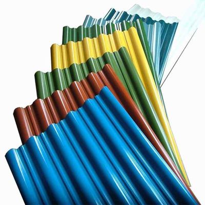 Beschichtete Farbbeschichtung PPGI Wellstoff Zink-Dachplatte für Zhongyu geprägte vorgefärbte galvanisierte Stahlspule
