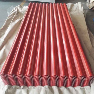 Sicher und langlebig AZ61-AZ90 Beschichtung PPGI Vormalte galvanisierte Wellstahlplatte für 901-1000mm Breite Zinkdach