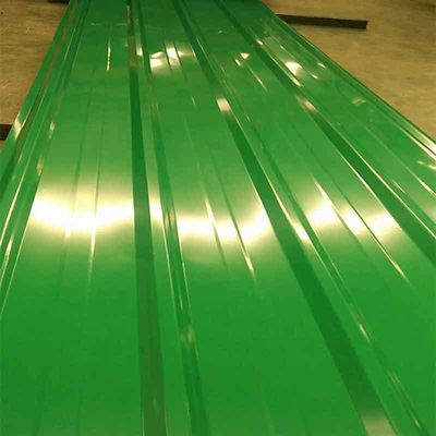0.14-0.20MM Dicke Farbbeschichtete Dachplatte für Dachträger Q195 Q235 Wellstahlplatte