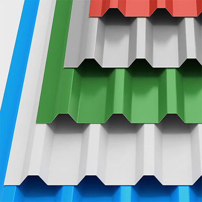 Zink-Dachblechmaterial PPGI-Dachfliese 0,5 mm kaltgewalzte verzinkte Dachbleche mit Oberflächenfarbe