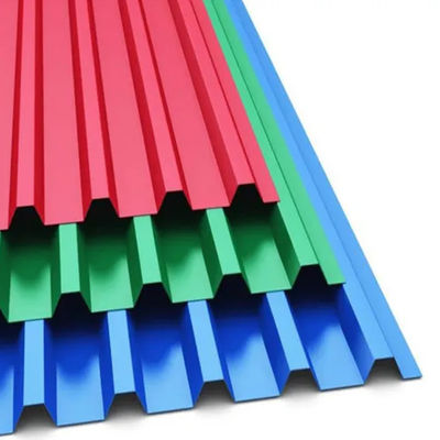 Zink-Dachblechmaterial PPGI-Dachfliese 0,5 mm kaltgewalzte verzinkte Dachbleche mit Oberflächenfarbe