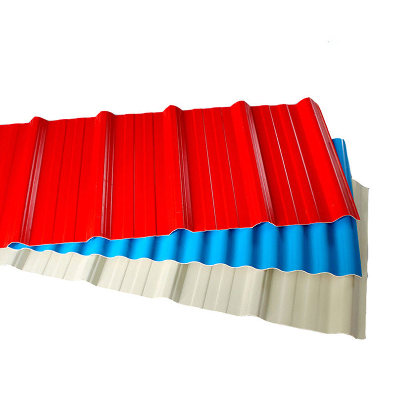 Breite 762-2000mm Farbe Zink PPGI PPGL Wellbelagene Dachplatte Lieferung 0,14mm 0,15mm 0,20mm 0,22mm für Dauerdach