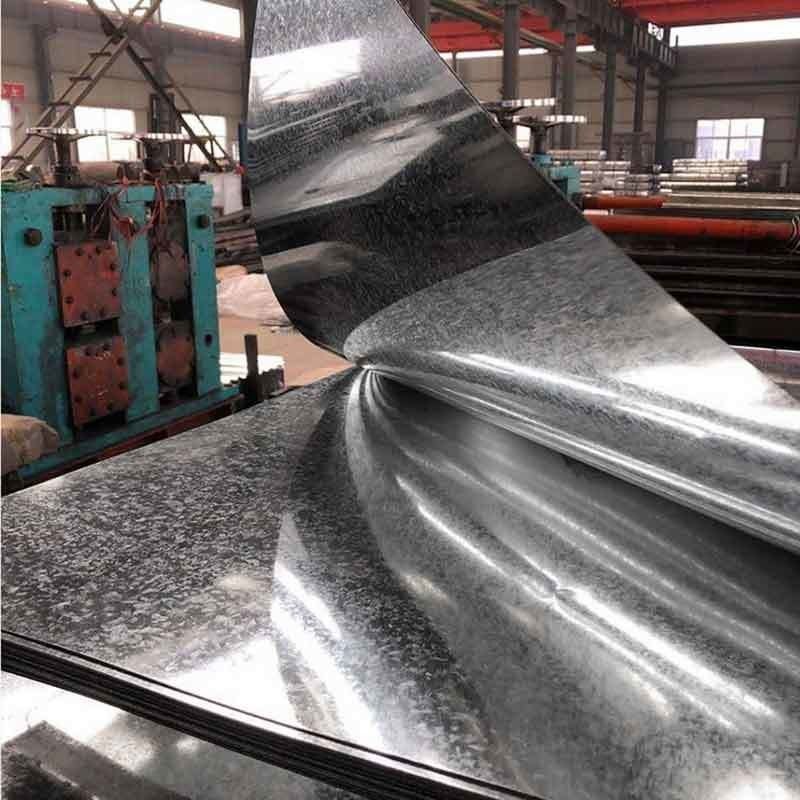 0.6m-3m Breite Hautpass Galvanisiertes Stahlblech Regelmäßiger Spangel SGCC Dx51d Z40-275g 0,13-2mm Gi/Gl Beschichtetes Stahl Breite 0,6m-3m