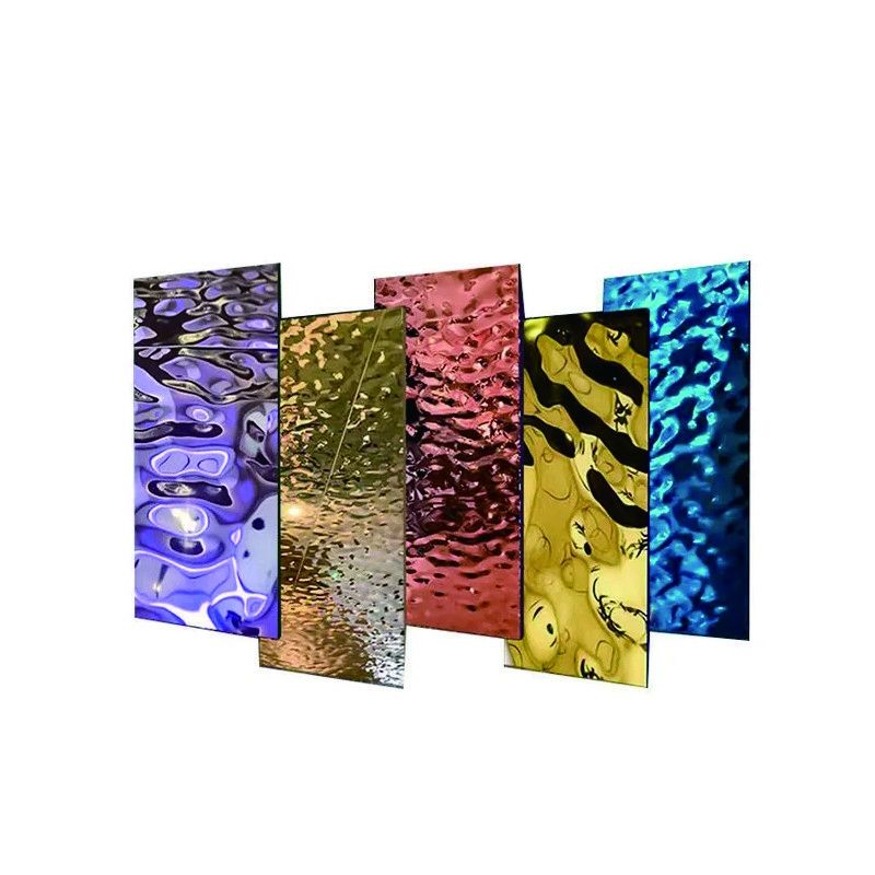 ASTM Standard 300 Serie 8K Goldene Spiegel Hammer Wellstahl für verschiedene Branchen