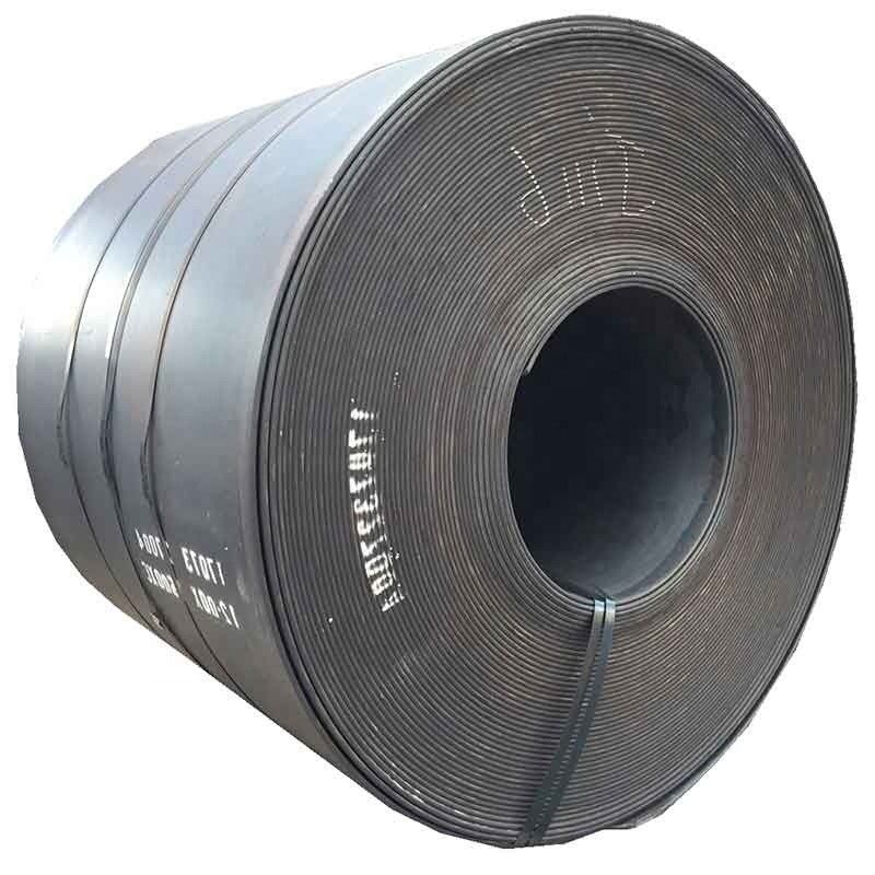 ASTM-Standard, individuell angepasste Dicke Q235B Warmgewalzt A572gr65 C1022 Q345 5mm 10mm 15mm Leichte Kohlenstoffstahlspule für Gebäude