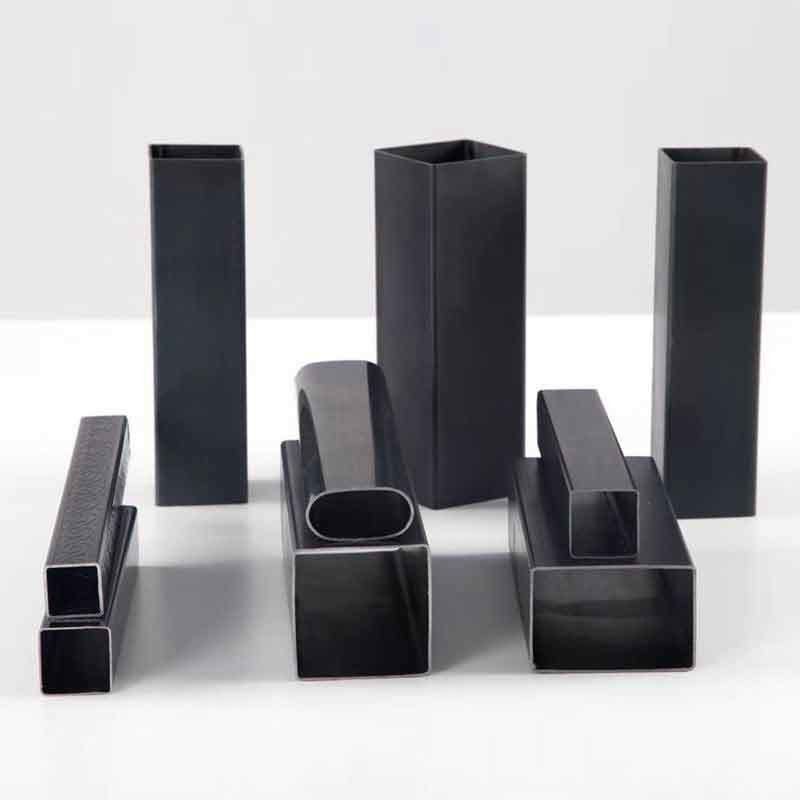 Abschnitt Form Quadrat 40x40x3 19x19 Quadrat Stahlröhre 16mm Bau Stahl Rechteckrohrröhre Schwarz Quadratrohr