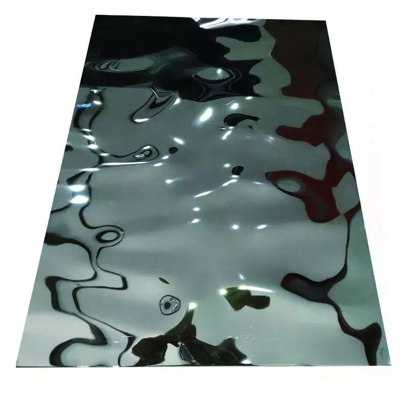 Spiegel Gold Wasserwirkung Edelstahl Dekorativ Wasserrollen Platte für 201 304 420J2 317L