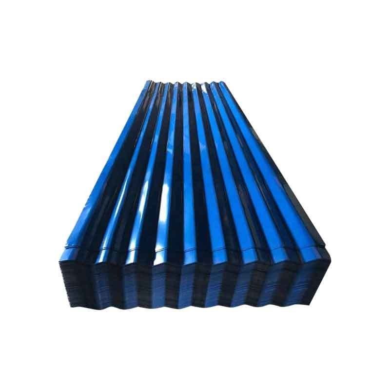AZ61-AZ90 Beschichtung angepasste Farbe vorgefärbte galvanisierte Wellplattenplatte Spirale Dachplatten